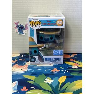 Funko POP! Disney Lilo & Stitch Tourist Stitch Funko Shop Exclusive #1569